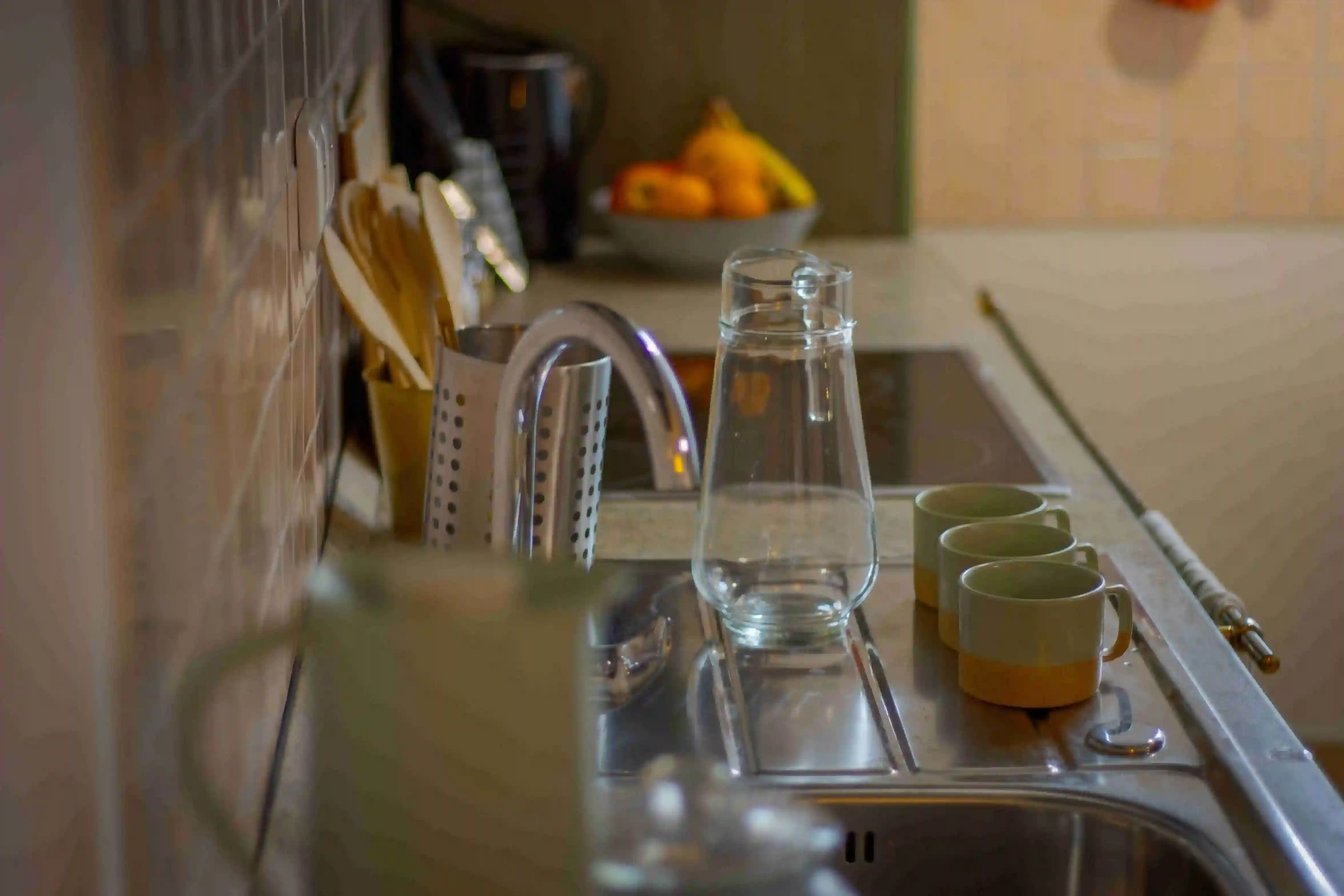 Shared kitchen closeup