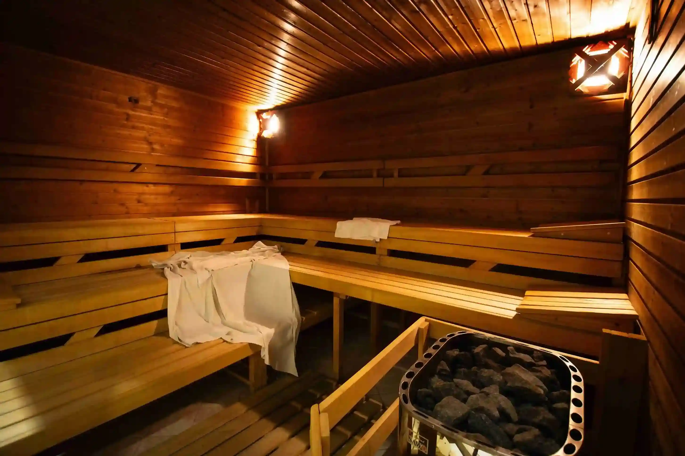 Sauna overview angle